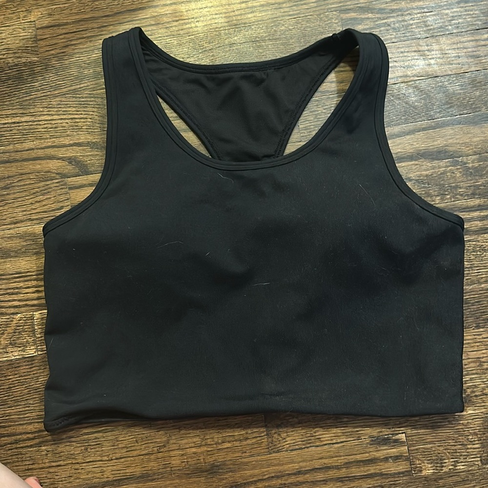 Black crop top/bra